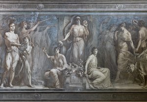 Allegorie der Komödie (Detail) von Gaetano Cresseri