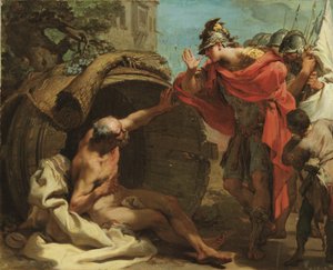 Alexander und Diogenes von Gaetano Gandolfi