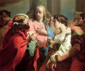 Christus und die Ehebrecherin von Gaetano Gandolfi