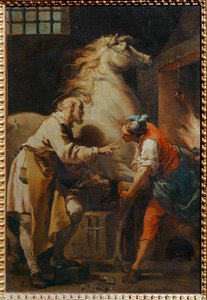 Das Wunder des heiligen Eligius von Gaetano Gandolfi