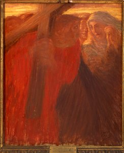 Begegnung frommer Frauen, Kreuzwegstationen von Gaetano Previati