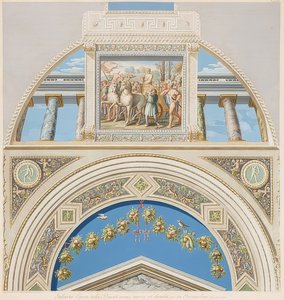 Lünette und Gewölbefeld mit Triumph Davids von Gaetano Savorelli