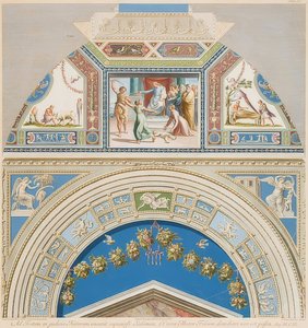 Lünette und Gewölbefeld mit Urteil Salomons von Gaetano Savorelli