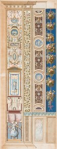 Pilaster Loggia IV (Verzierung, in welcher der Genius des Ruhms sitzt) von Gaetano Savorelli
