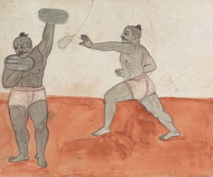 Ein Paar Jeyties von Gangaram Chintaman Tambat