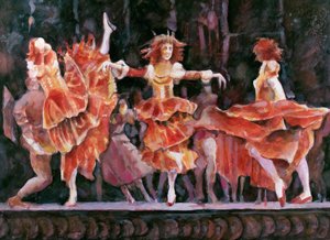 Szene aus Romeo und Julia, Royal Ballet, Covent Garden