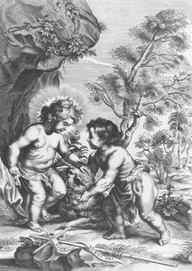 Christus und Johannes der Täufer