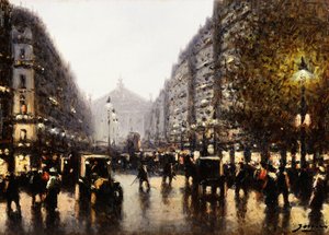Eine Straßenszene, Paris
