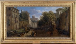 Via Capo le Case von Gaspar van Wittel