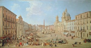 Rom, Piazza Navona von Gaspar van Wittel