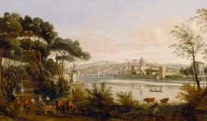 Ansicht von Florenz von Gaspar van Wittel