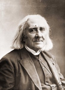Porträt von Franz Liszt von Nadar. Fotografie des 19. Jahrhunderts