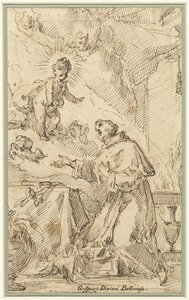 Das Christuskind erscheint dem Hl. Antonius von Padua