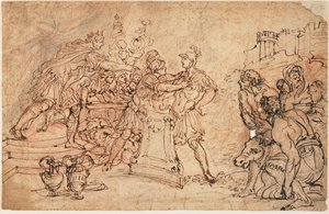 Mucius Scaevola vor Porsena