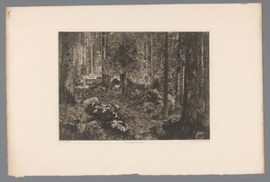 Waldlandschaft von Gaston Coindre