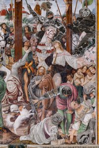 Detail der Kreuzigung, aus Das Leben und die Passion Christi von Gaudenzio Ferrari