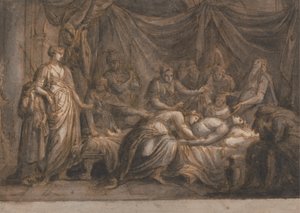 Andromache trauert um den Tod von Hector