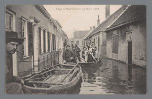 Katastrophe in Oud-Vossemeer am 13. März 1906 von Gebroeders van Straaten