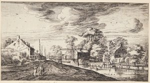 Brücke bei Maarssen von Geertruyt Roghman