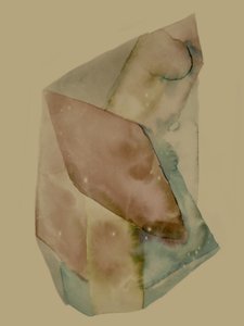 Abstrakte Aquarellschichten von Gemma Bardot