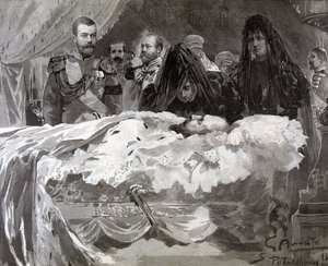 Tod von Zar Alexander III., Nov. 1894 von Gennaro Amato