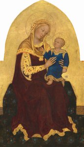Madonna und Kind auf dem Thron