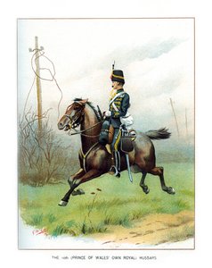 Der 10. Prince of Wales Own Royal Hussars, ca. 1890