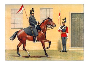 Die 16. Queens Lancers, um 1890