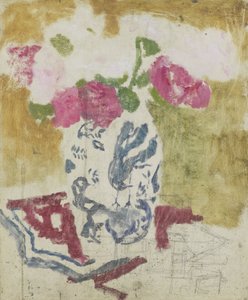 Vase mit Rosa Blumen von Georg-Hendrik Breitner