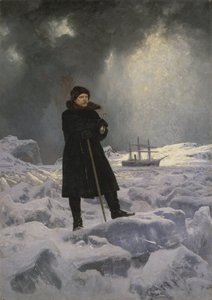 Porträt des Arktisforschers Baron Adolf Erik Nordenskiöld von Georg  Rosen