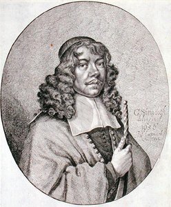Porträt von Gabriel Schutz (1585-1672) graviert von Johann Friedrich Leonart (1633-80) 1668 (Stich)