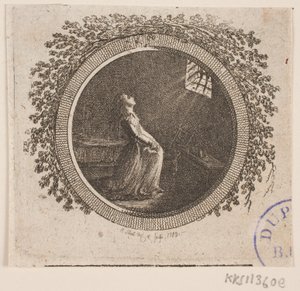 Titelvignette zu S. Richardson: "Miss Clarissa Harlowes Geschichte", sechster Teil von Georg Christian Schule