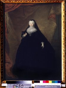 Porträt von Elisabeth Petrowna (1709-1762), Kaiserin von Russland von Georg Christoph Grooth