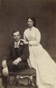 Großherzog Alexander Alexandrowitsch von Russland und Prinzessin Dagmar von Dänemark, 1866 von Georg Emil Hansen