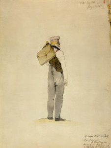 C.D. Friedrich auf einer Fußreise im Riesengebirge von Georg Friedrich Kersting