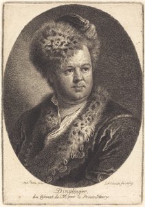 Johann Melchior Dinglinger von Georg Friedrich Schmidt after Antoine Pesne
