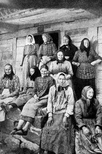 Landarbeitende Frauen, Ostpreußen, 1922
