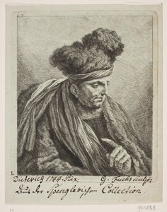 Ein Mann mit Turban von Georg Mathias Fuchs
