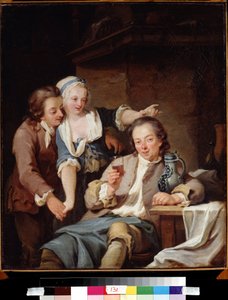 Ein betrogener Ehemann (Wein und Liebe) von Georg Melchior Kraus