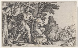 Abrahams Opfer, aus der Geschichte von Abraham