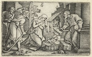 Geburt Christi und Anbetung der Hirten von Georg Pencz