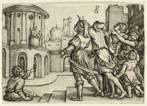 Virgil der Magier hängt im Korb