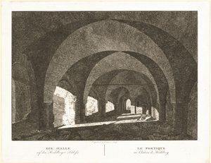 Die Halle auf dem Heidelberger Schloss