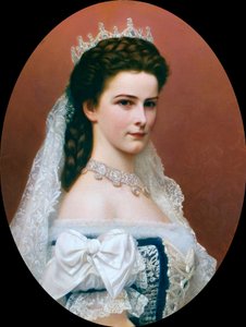 Porträt von Kaiserin Elisabeth von Österreich (Sissi) (1837 - 1898) von Georg Raab