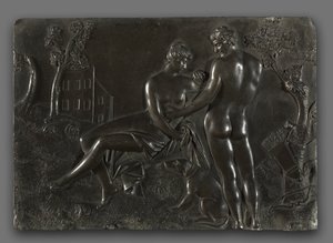 Venus und Adonis, Mitte des 18. Jahrhunderts von Georg Raphael Donner