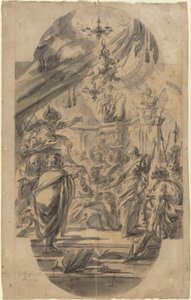 Die Disputation der Heiligen Katharina von Alexandria von Georg Wilhelm Neunhertz
