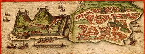 Korfu, Griechenland von Georg and Hogenberg Franz (1535 90) Braun