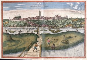 Enns, Österreich (Stich)