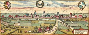 Lippe, Deutschland von Georg and Hogenberg Franz (1535 90) Braun