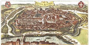 Wien, Österreich von Georg and Hogenberg Franz (1535 90) Braun